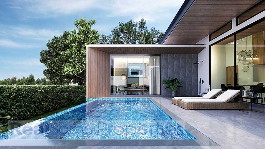 New Collection of Single Level 3-Bed Garden Pool Villas, Hua Thanon
